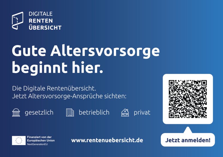 Presseinformation zur Digitalen Rentenübersicht