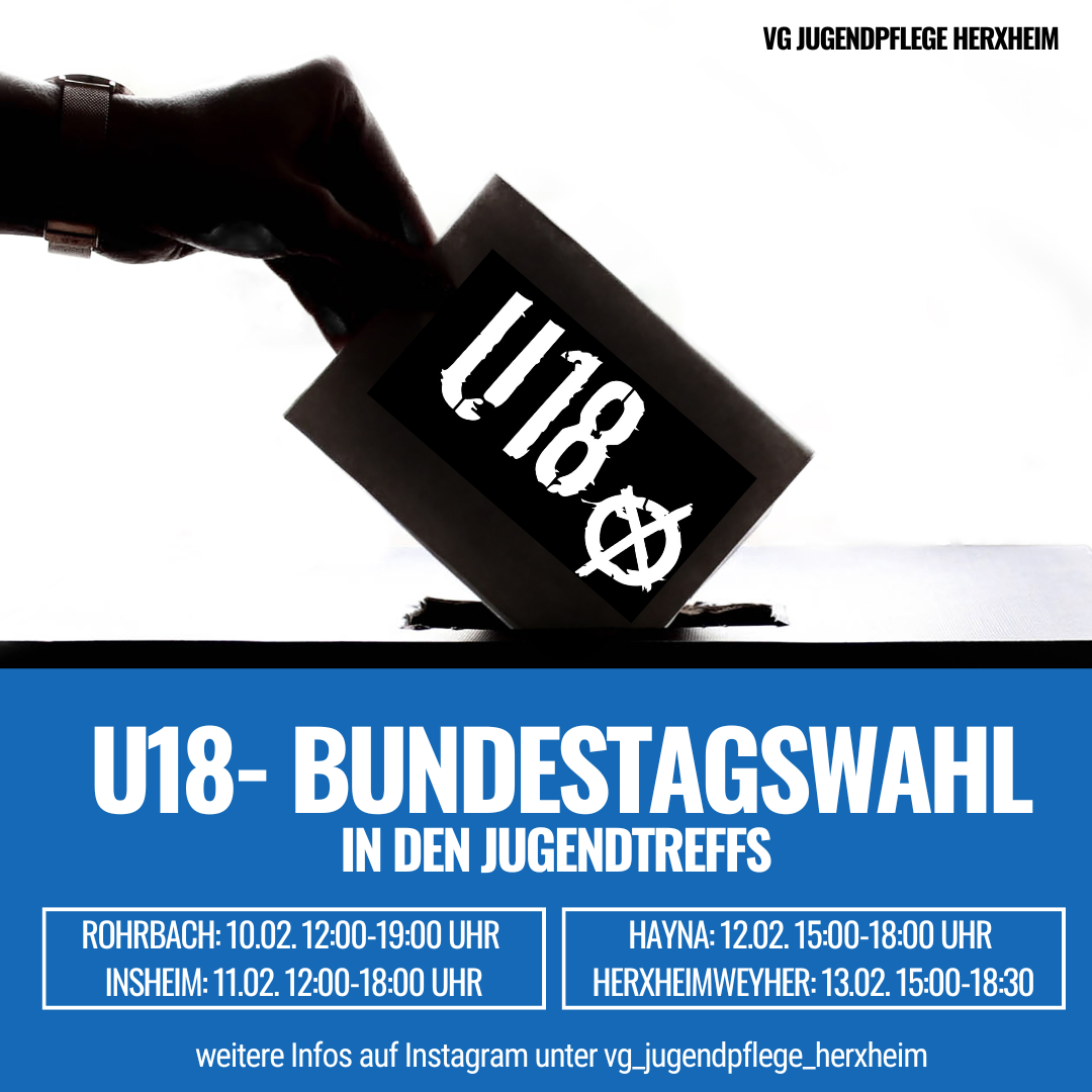 U18 Wahlen in den Jugendtreffs