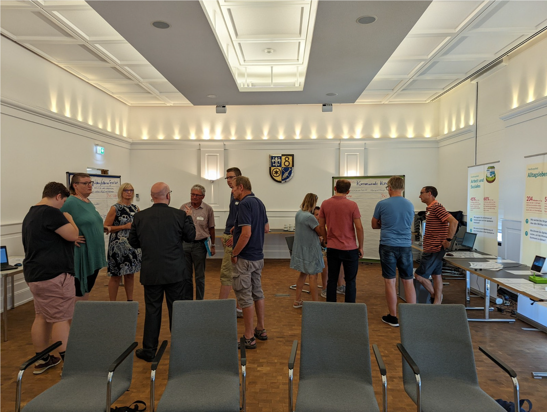 Diskussion unter den Teilnehmern