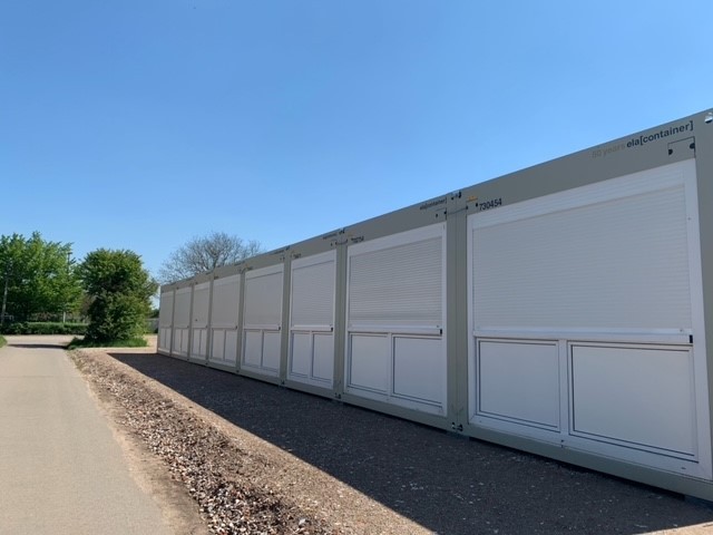 Wohncontainer Flüchtlinge Ukraine